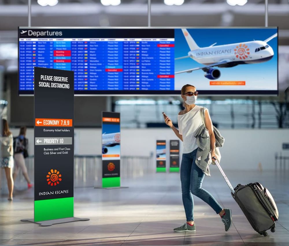 Airport Digital Signage