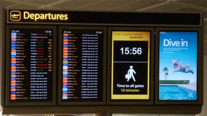 Airport Digital Signage