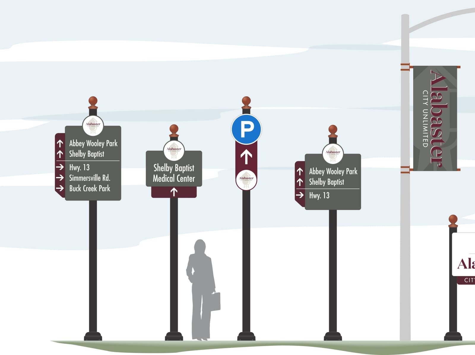 City Wayfinding Signage